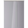 Шкаф зеркальный LEMARK ZENON 60х80 см 2-х дверный с козырьком-подсветкой, с розеткой, белый глянец