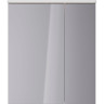 Шкаф зеркальный LEMARK ZENON 70х80 см 2-х дверный, с козырьком-подсветкой, с розеткой, белый глянец
