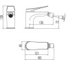 Смеситель для биде LEMARK BRONX LM3708BL