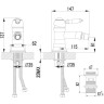 Смеситель для биде LEMARK VILLA LM4808C