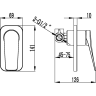 Смеситель для душа LEMARK BRONX LM3723MW