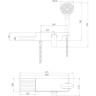 Смеситель для душа LEMARK UNIBOX LM6903CW