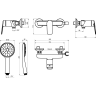 Смеситель для душа LEMARK VERBA LM11403C