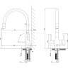 Смеситель для кухни LEMARK EXPERT LM3075C-SILVER