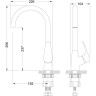 Смеситель для кухни LEMARK LINARA LM0405PBG