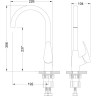 Смеситель для кухни LEMARK LINARA LM0405PSH