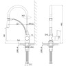 Смеситель для кухни LEMARK SOUL LM6007BL