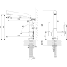 Смеситель для кухни LEMARK URSUS LM7258BL