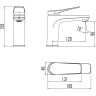 Смеситель для раковины LEMARK BRONX LM3706GM