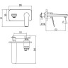 Смеситель для раковины Lemark Bronx LM3726GM