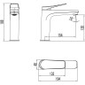Смеситель для раковины LEMARK BRONX LM3737GM