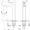 Смеситель для раковины LEMARK EVITTA LM0509C