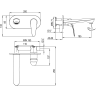 Смеситель для раковины LEMARK LINARA LM0426C