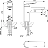 Смеситель для раковины LEMARK VERBA LM11406C
