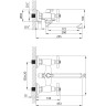 Смеситель для ванны и душа LEMARK STANDARD LM2113C