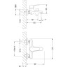 Смеситель для ванны LEMARK POINT LM0314C