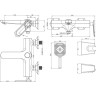 Смеситель для ванны LEMARK PRIZMA LM3914C