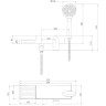 Смеситель для ванны LEMARK UNIBOX LM6914CW