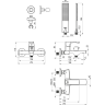 Смеситель для ванны LEMARK URSUS LM7214BG