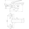 Смеситель LEMARK ALLEGRO LM5914CW для ванны