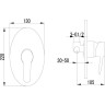 Смеситель LEMARK ATLANTISS LM3223C для душа