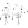 Смеситель LEMARK ATLANTISS LM3246C для раковины