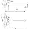 Смеситель LEMARK ATLANTISS LM3217C для ванны
