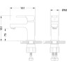Смеситель LEMARK AURA LM0606C для раковины