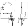 Смеситель LEMARK BASIS LM3605C для кухни