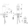 Смеситель LEMARK BRAVA LM4708G для биде