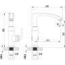 Смеситель LEMARK BRAVA LM4705G для кухни