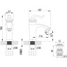 Смеситель LEMARK BRAVA LM4706G для раковины