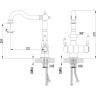 Смеситель LEMARK COMFORT LM3065C для кухни с подключением к фильтру