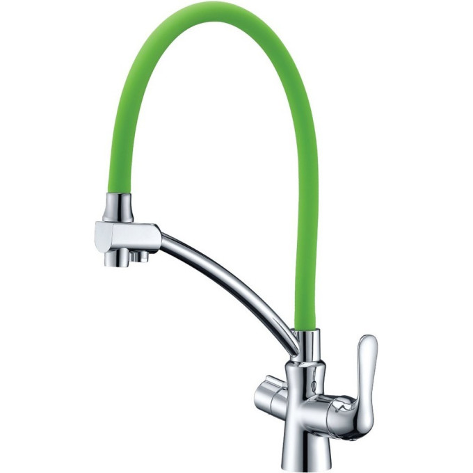 Смеситель LEMARK COMFORT LM3070C-Green для кухни с подключением к фильтру
