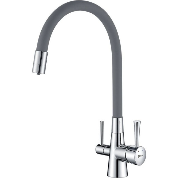 Смеситель LEMARK COMFORT LM3075C-Gray для кухни с подключением к фильтру