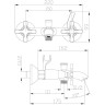 Смеситель LEMARK DUETTO LM5712C для ванны