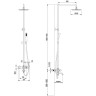 Смеситель LEMARK ELEMENT LM5162S для ванны и душа