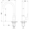 Смеситель LEMARK EVITTA LM0505C для кухни