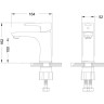 Смеситель LEMARK EVITTA LM0506C для раковины