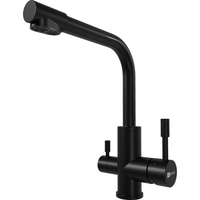 Смеситель LEMARK EXPERT LM5061BL для кухни черный матовый