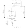 Смеситель LEMARK EXPERT LM5061S для кухни с подключением к фильтру
