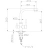 Смеситель LEMARK EXPERT LM5061LGN для кухни с подключением к фильтру питьевой воды светлое золото