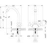 Смеситель LEMARK FLORA LM0104C для кухни