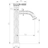 Смеситель LEMARK JASMINE LM6609B для раковины