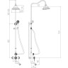 Смеситель LEMARK JASMINE LM6662ORB для ванны и душа