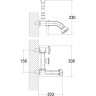 Смеситель LEMARK JASMINE LM6612ORB для ванны