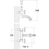 Смеситель LEMARK JASMINE LM6614B для ванны