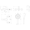 Смеситель LEMARK LADOGA LMF-0722B-BL для ванны