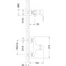 Смеситель LEMARK LINARA LM0403C для душа