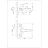 Смеситель LEMARK LINARA LM0414C для ванны